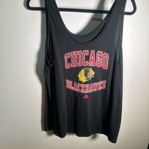 Adidas Black Chicago Blackhawks Women's Tank Top